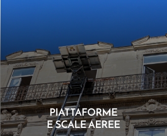 Piattaforme e scale aeree per traslochi ai piani alti