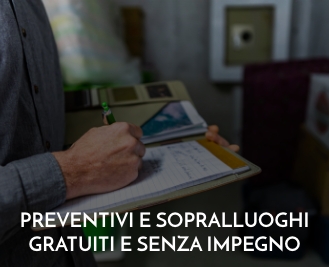 Preventivi e sopralluoghi gratuiti per il trasloco