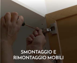 Smontaggio e rimontaggio mobili