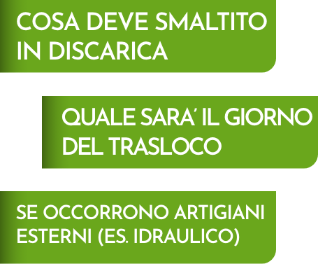 È importante individuare cosa smaltire prima del trasloco